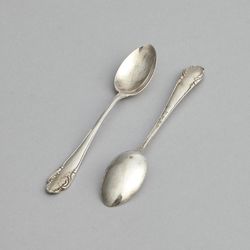 Vintage - Moccaskedar i silver 12 st