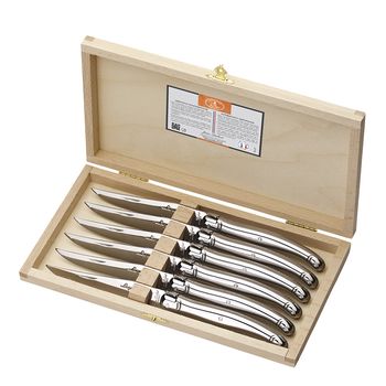 Jean Dubost Laguiole - Grillkniv 6-pack Rostfri