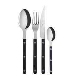 Sabre - Bistrot Bestickset 24 delar Svart