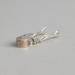 Vintage - Sockertång i Silver