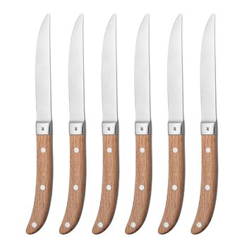 WMF - Ranch Grillkniv 6-delar  Rostfri/Trä